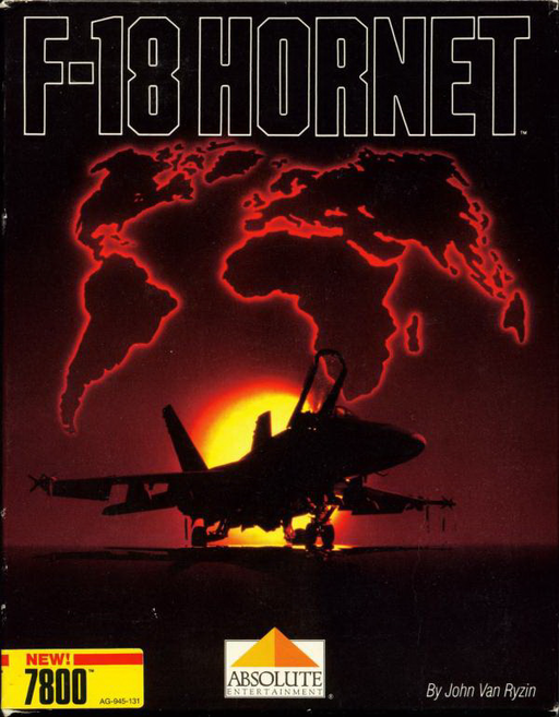 F-18 Hornet (Europe) 7800 Game Cover
